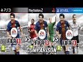 FIFA 13 PS3 Vs PS2 Vs PS Vita