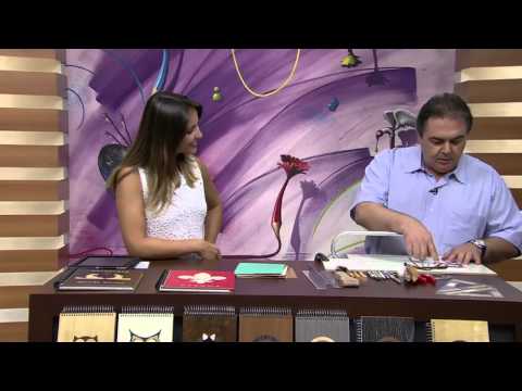 Mulher.com 15/01/2015 Capa de caderno em marchetaria por Flávio Alonso Parte 1