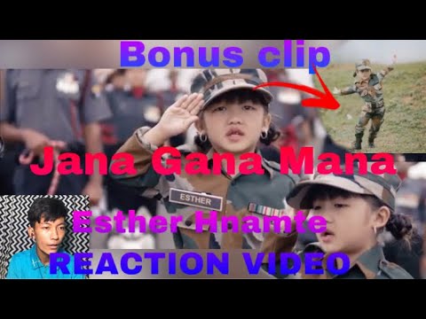 Esther Hnamte (5years) Feat 3 Assam Rifles, Lunglei, Mizoram : Jana Gana Mana || REACTION ||