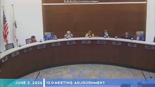 Board of Education Meeting ---June 2, 2026