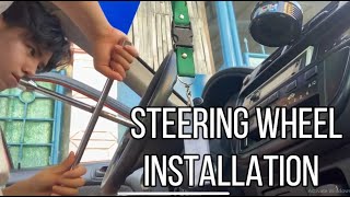 Installing Thailand Inspired Steering Wheel for my Honda Civic VTI | Car Vlog 005