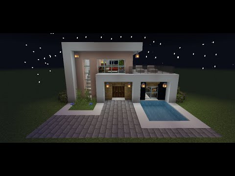 EPIC Minecraft Modern House Tutorial! 💎 #MinecraftBuilds