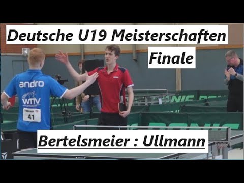 Das Finale der U19 Deutschen Meisterschaften 2023 | A.Bertelsmeier(2225TTR) : L.Ullmann(2197TTR)