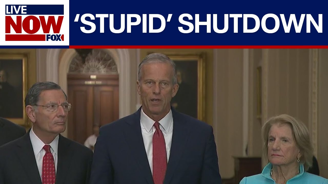Senate GOP leaders speaks on record-tying shutdown
