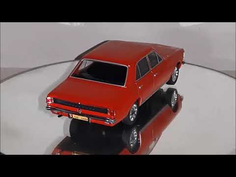 Model car unboxing: Chevrolet Opala 2500 Luxo 1969 Vermelho Granada - 1:24 - Salvat