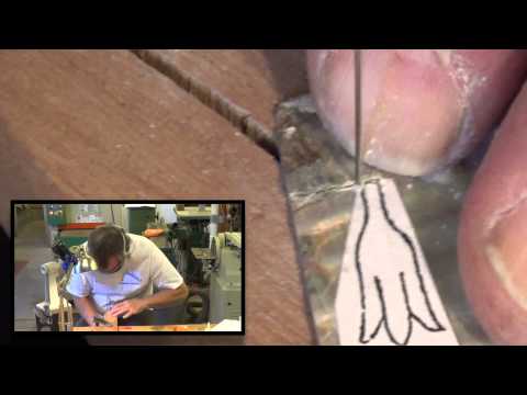 Blues Creek Guitars - How to Cut Pearl for Guitar Inlay