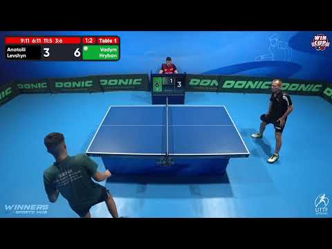 22:30 Anatolii Levshyn 1 - 3  Vadym Hryban West 5 WIN CUP 08.10.2022 | TABLE TENNIS WINCUP