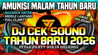 Download lagu 🔊 DJ CEK SOUND TAHUN BARU 2026 - FULLBASS HOREG BIKIN GELENG2 🔥 mp3 Download lagu 🔊 DJ CEK SOUND TAHUN BARU 2026 - FULLBASS HOREG BIKIN GELENG2 🔥 mp3