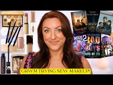GRWM NEW MAKEUP & MOVIES! Charlotte Tilbury, Nars, Lisa Eldridge & MORE!