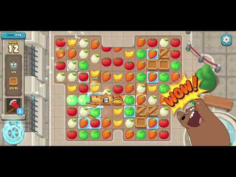 We Bare Bears Match3 Repairs Level 274 - No Boosters