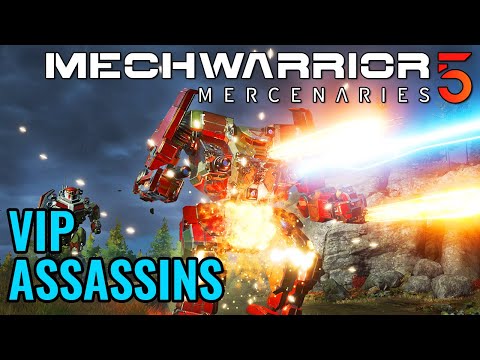 RIFLEMAN ASSASSINATES THE VIP! - Mission 01 Mechwarrior 5: Mercenaries MW5 Beta