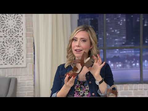 Clarks Collection Leather Heeled Mary Janes - Valarie Rally on QVC