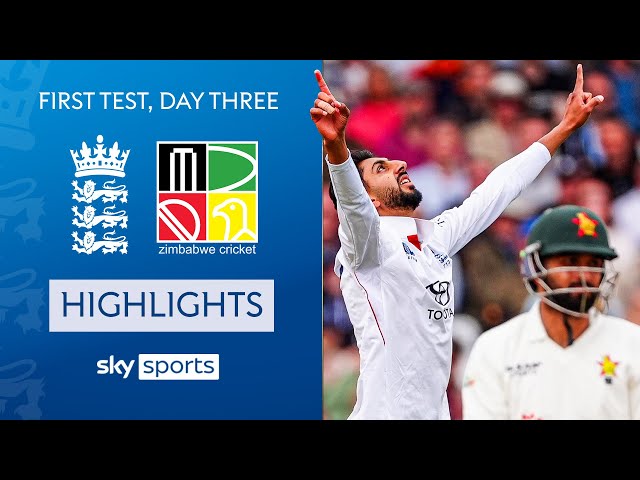 Bashir takes SIX wickets as England win first Test of summer | England vs Zimbabwe Highlights