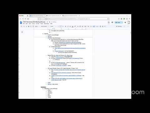 CNCF Serverless WG's Personal Meeting Room