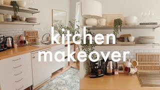 I used contact paper on my whole kitchen! Kitchen Makeover and rental hacks PART 2