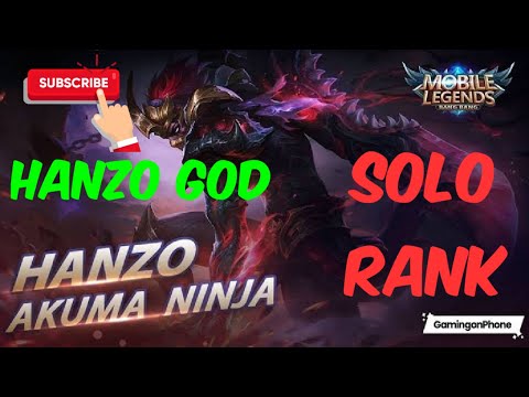 HANZO GOD | SOLO RANK!!!