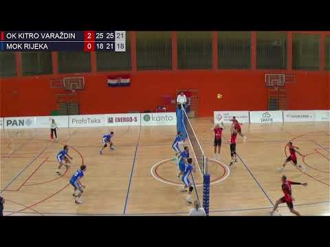 OK Kitro Varaždin - MOK Rijeka, SUPERLIGA 22/23, 2. kolo