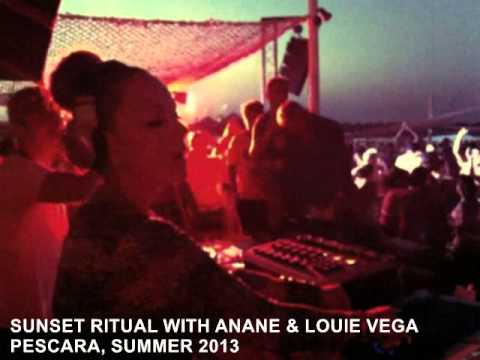 SUNSET RITUAL WITH ANANE & LOUIE VEGA, PESCARA SUMMER 2013