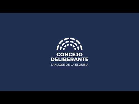 12º SESIÓN DEL HONORABLE CONCEJO DELIBERANTE SAN JOSE DE LA ESQUINA EN VIVO 8/9/2026
