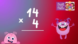 2-Digit Multiplication of 2 digit number by 1 digit number