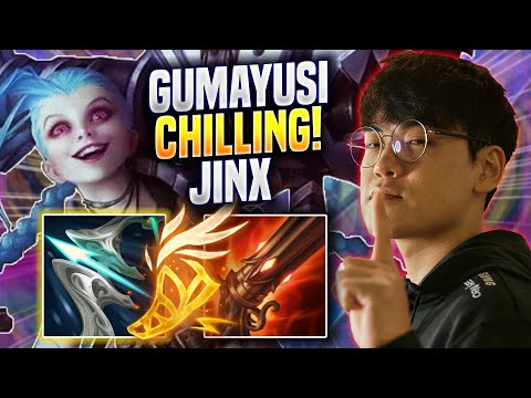 GUMAYUSI CHILLING WITH JINX! - T1 Gumayusi Plays Jinx ADC vs Caitlyn! | Preseason 2023