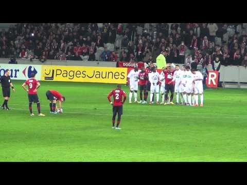 Lille - Nîmes (Coupe de France): Coup Franc (Poteau) de Benoit Pedretti