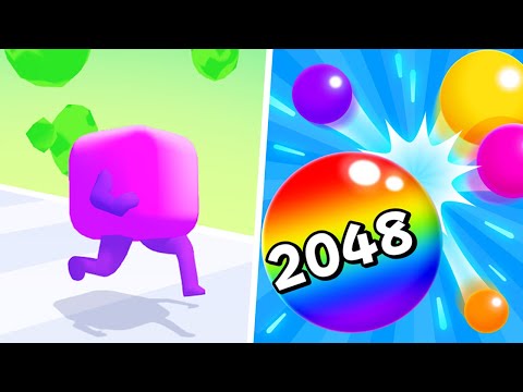 Cubic Numbers 2048 vs Bump Merge  - Max Level Gameplay (Part 1)
