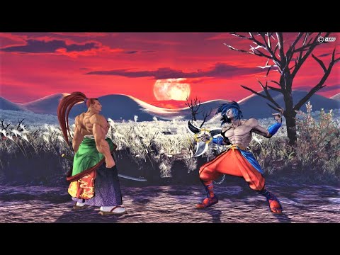 How strong is Genjuro? - Genjuro Kibagami vs Basara (Hardest AI) - SAMURAI SHODOWN