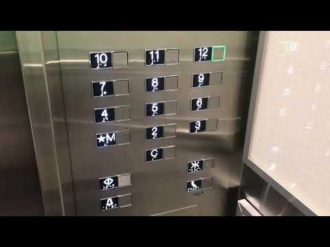 1969 Otis Lexan (Mod by Otis/?) Traction Elevator at Bank of Commerce Building in Victoria BC