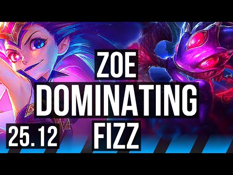 ZOE vs FIZZ (MID) | 52k DMG, 13/3/17, Dominating | EUW Master | 25.12