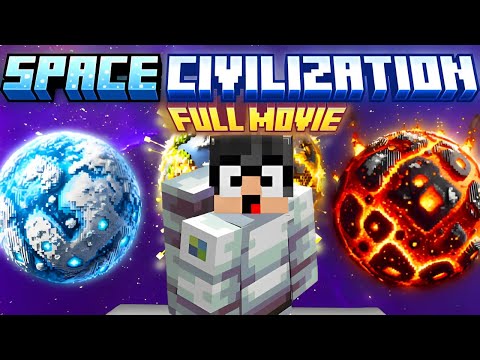 Minecraft but i survive in SPACE CIVILIZATION [THE MOVIE]