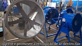Ventilador Industrial com Carrinho Brasfaiber Brasil