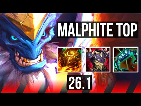 MALPHITE vs RIVEN (TOP) | EUW Master | 26.1