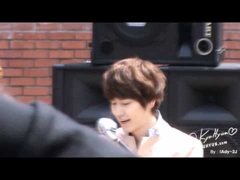 [Fancam] 110409 - KRY. Super Star-K 3 Music Video Shooting (Kyuhyun focus)