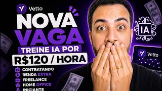 GRATUITO: VETTO AI anuncia ganhos de R$ 120/h para treinar IA em casa (sem experiência)