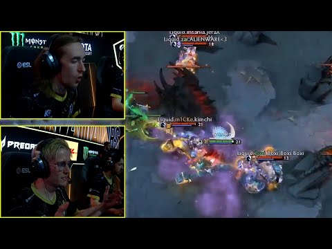 "that's a FCK*NG JOKE!" -Yapzor & Puppey reaction to Micke first hit BASH on Ace's blink