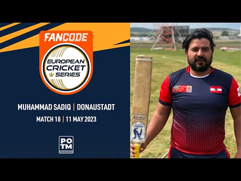 POTM: M.Sadiq - SNA vs DST | Highlights | FanCode ECS Austria | 11 May 2023 | ECS23.314