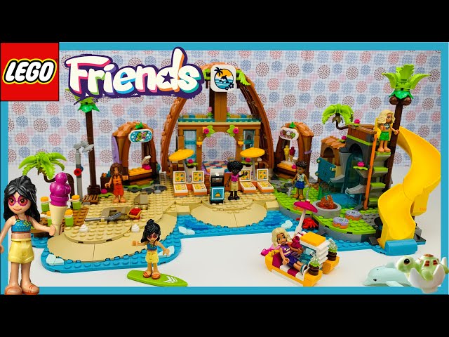 Vídeo relacionado con LEGO Friends Hotel de Vacaciones Familiares en la Playa - Juguete con 6 Mini Muñecas, Figuras de Animales (Tortuga y Delfín), Heladería y Accesorios - Regalo para Niñas de 8+ Años 42673