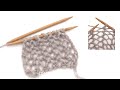 How to knit the simple lace pattern in DROPS 132-26
