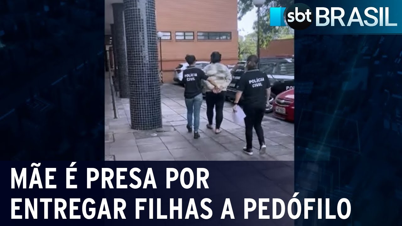Mãe é presa por entregar filhas a pedófilo | SBT Brasil (27/04/23)
