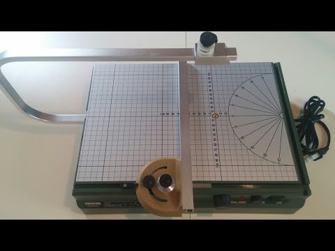 Unboxing and assembly of my Proxxon Thermocut 115/E, Hot wire foam cutting table