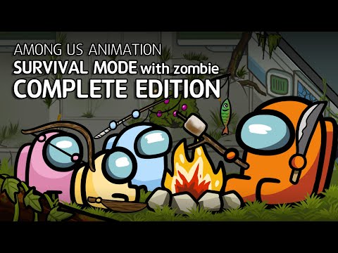 어몽어스 좀비 생존게임모드 컴플리트 에디션 | Among us animation Survival mode with zombie Complete edition
