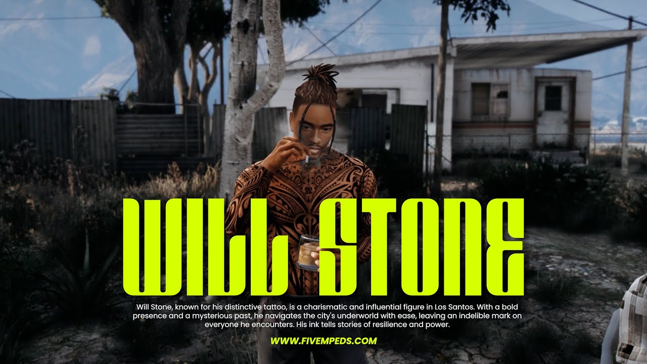 [PED] WILL STONE - ADD ON CUSTOM PED FIVEM thumbnail 2