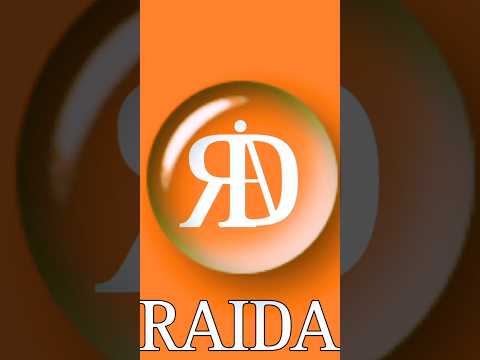 RAIDA Name brand logo ll Comment your Name ll 😘😘 ll #logo #viral #youtubeshorts #trending #trending