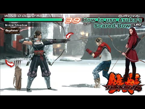 How to use Asuka's Sacred Bow item Move in Tekken 6 Hindi Tutorial