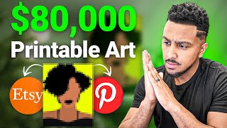 How I Made $80,000 Selling Printable Wall Art