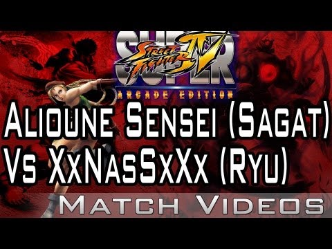 Alioune Sensei (Sagat) Vs XxNasSxXx (Ryu) SSF4 AE 2012 Match Video 1080p HD Super Street Fighter 4