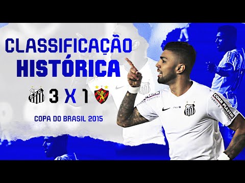 Santos elimina Sport na Copa do Brasil 2015! ⚽⚪⚫