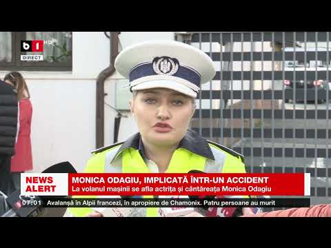 MONICA ODAGIU, IMPLICATĂ ÎNTR-UN ACCIDENT_Știri B1_10 apr 2023