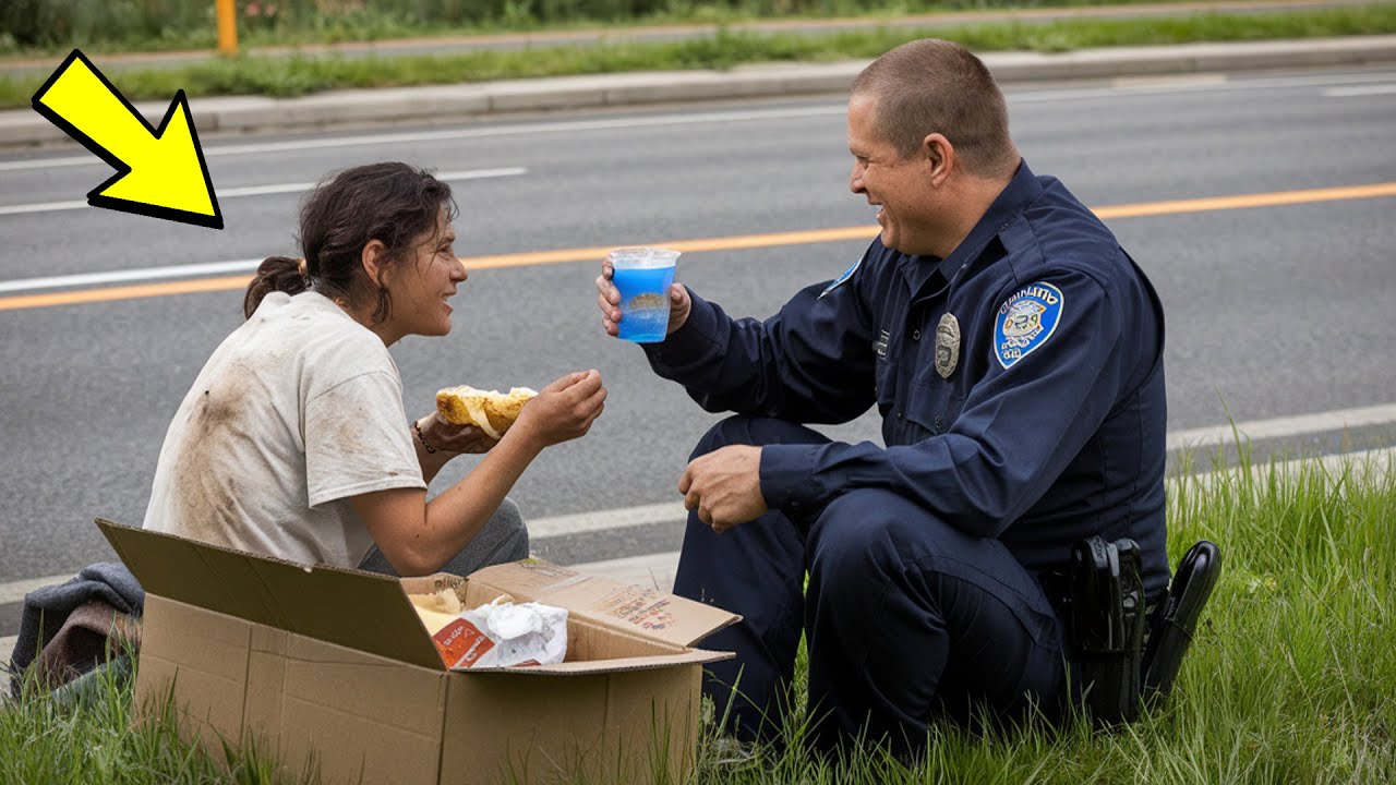 A policeman ate lunch with a homeless woman every day, and one day something amazing happened!